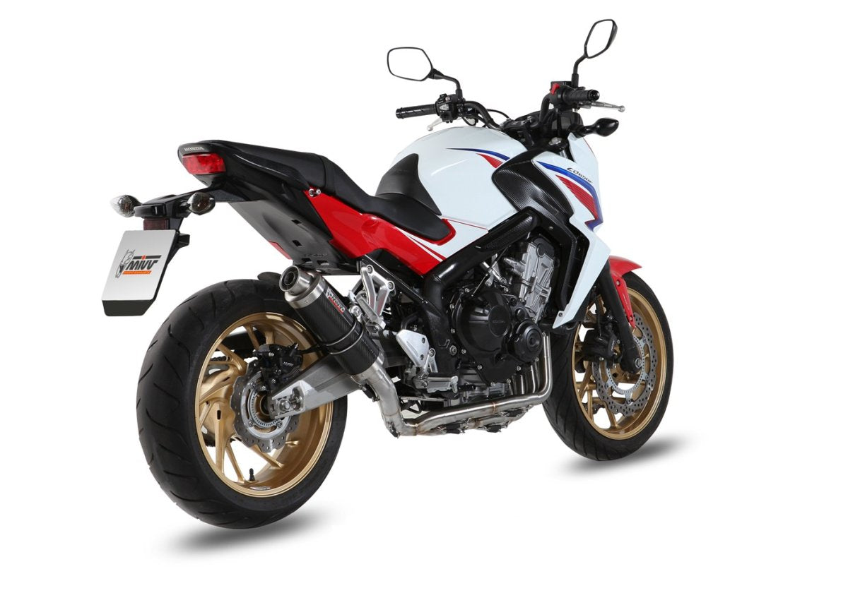 Escape completo homologado Mivv GP en Carbono para Honda CB 650 / F 14-18