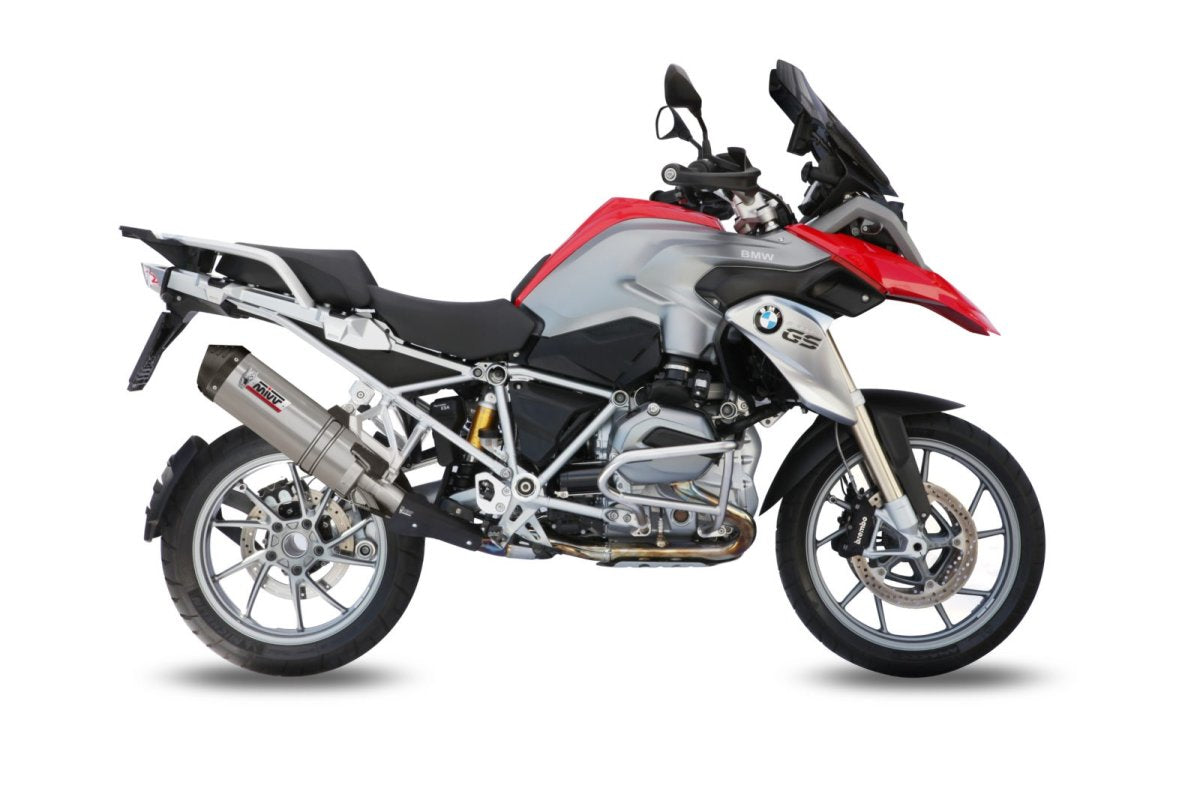 Escape homologado Mivv OVAL en Titanio para BMW R 1200 GS 13-18 | R 1200 GS Adventure 13-18