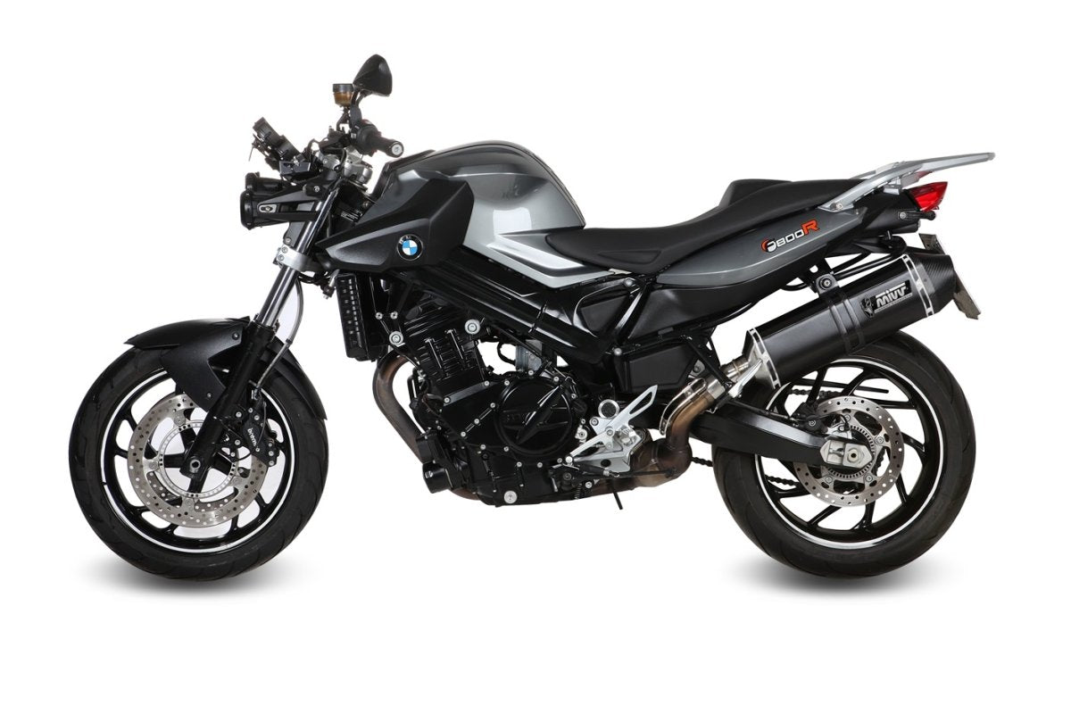 Escape homologado Mivv Speed Edge en Acero negro para BMW F 800 R 09-20 | F 800 GT 09-20