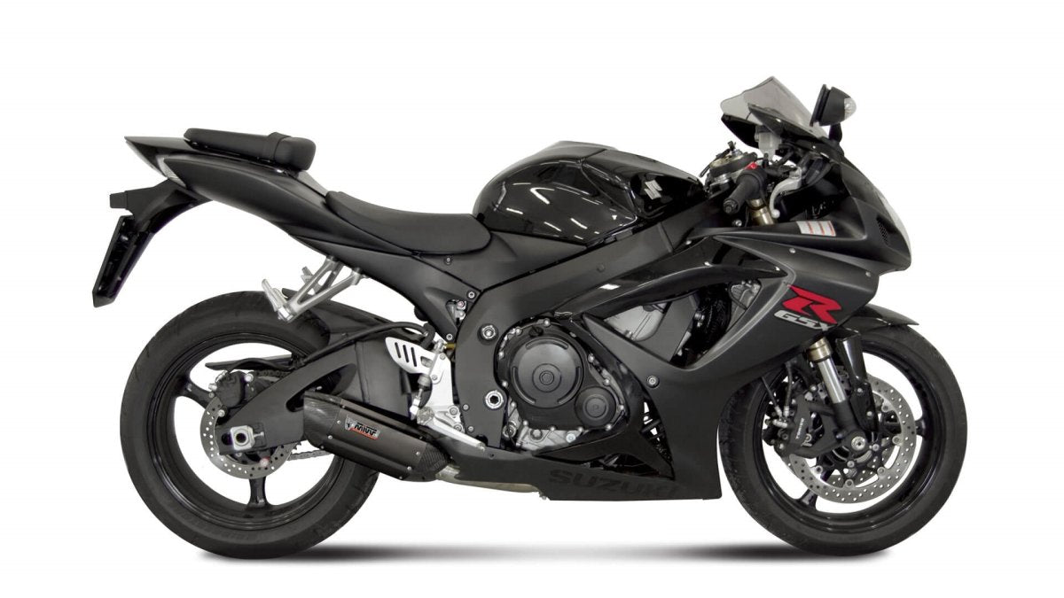 Escape homologado Mivv SUONO en Acero negro para SUZUKI GSX-R 750 06-07 | GSX-R 600 06-07