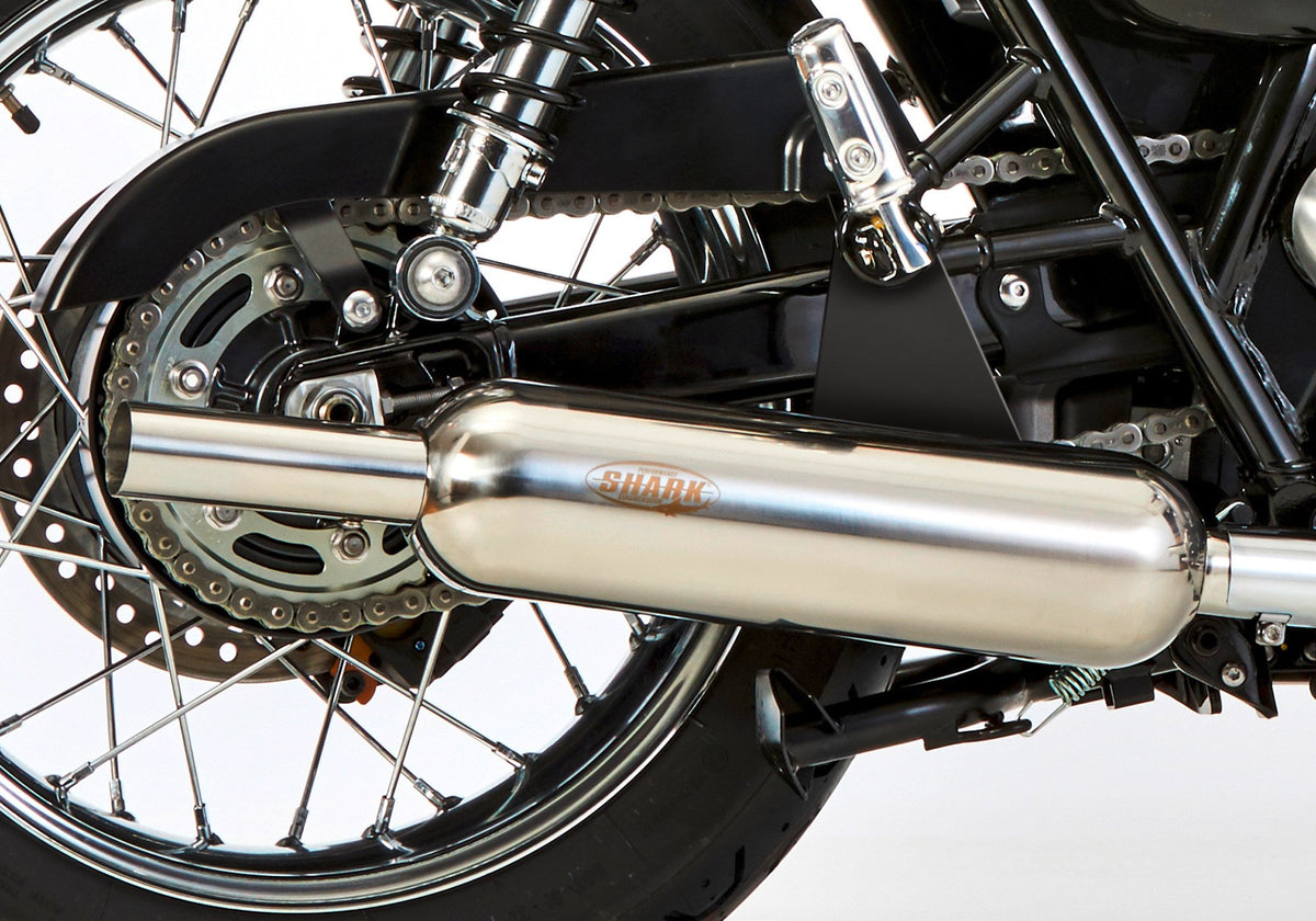 Escape Shark Retro Classic Triumph Bonneville Bonneville T100 Thruxton 2001-2015 - vista 1