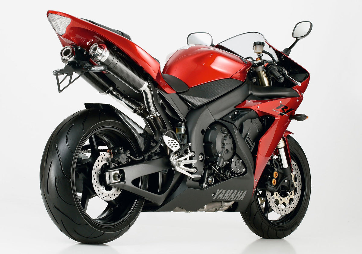 Escape Shark Track 1000 Yamaha YZF-R1 - vista 2 montado en moto