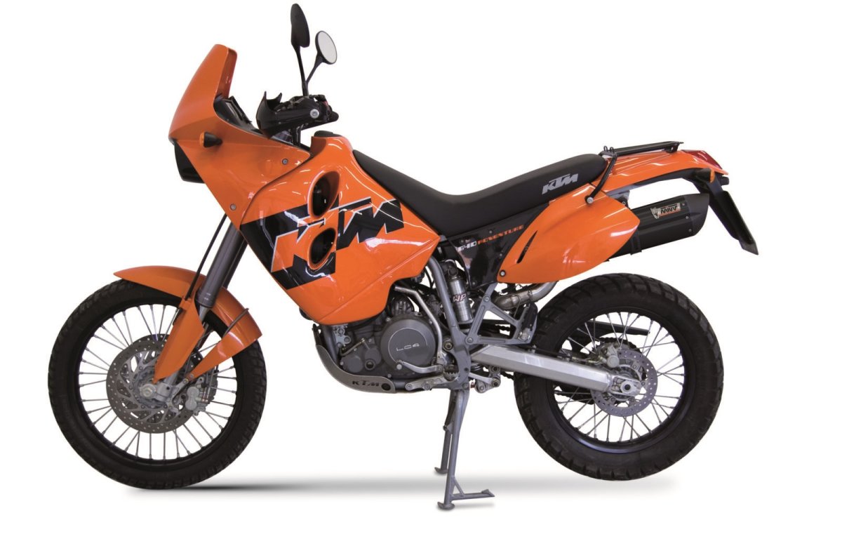 Escape homologado Mivv Suono en Acero negro para KTM 690 Enduro / R 08-13 | 690 SMC / R 08-13 | LC4 Adventure 640 03-06