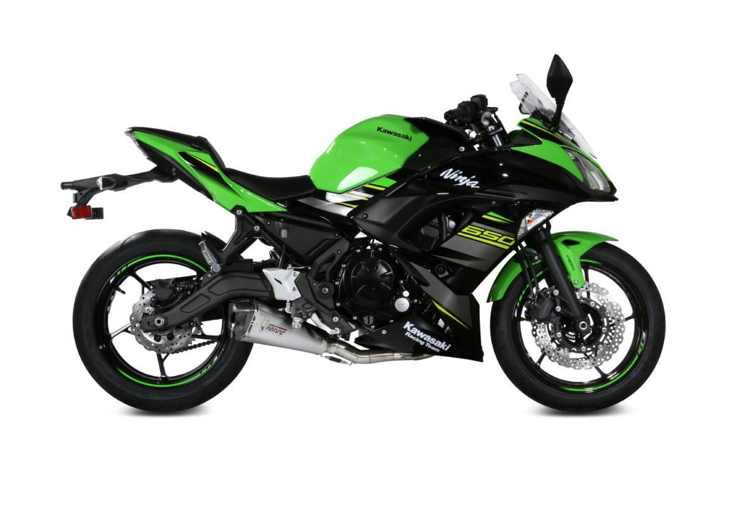 Escape completo homologado Mivv Delta Race en Acero inox. para Kawasaki Z 650 17-23 | Ninja 650 17-23
