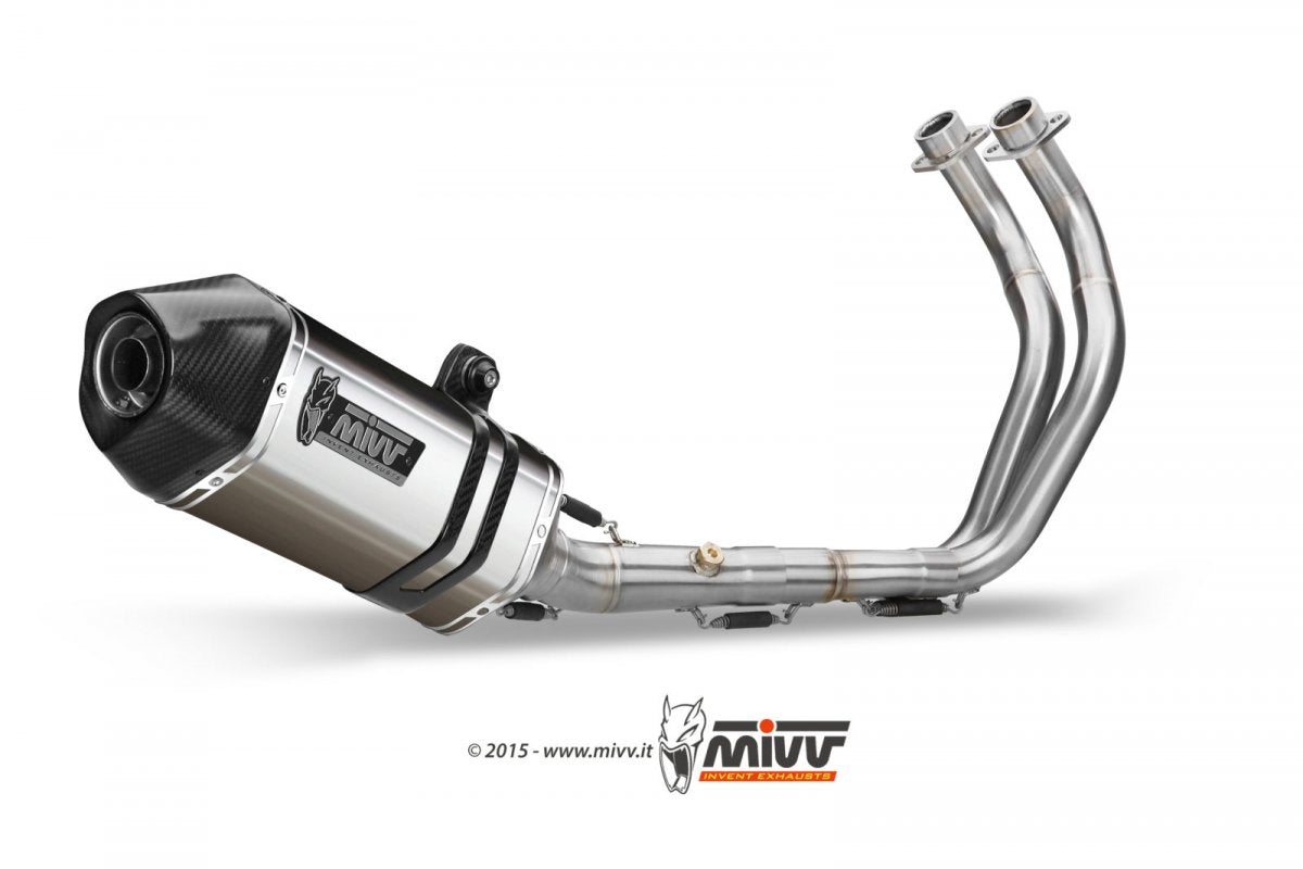 Escape completo homologado Mivv Speed Edge en Acero inox. para Yamaha Tracer 7 / 700 / GT 16-24