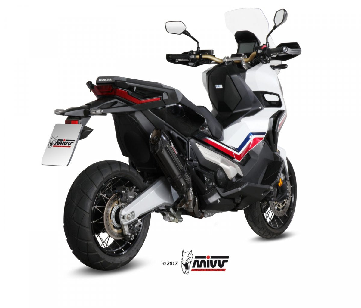 Escape homologado Mivv Suono en Acero negro para Honda X-ADV 750 17-26