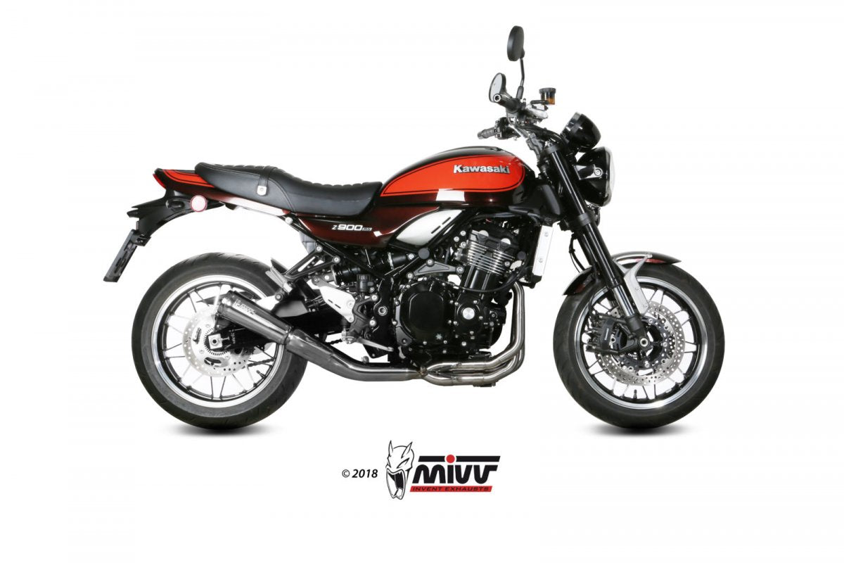 Colectores no homologados Mivv en acero inox. para Kawasaki Z 900 RS 18-24