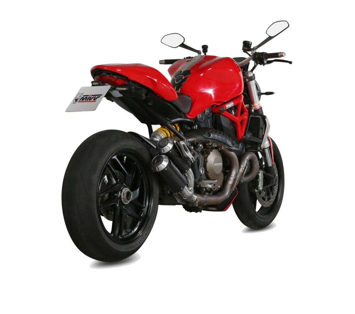 Escape no homologado Mivv MK3 en Carbono para Ducati Monster 1200 / S / R 14-16