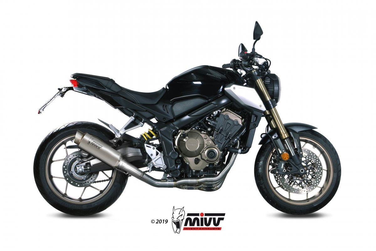 Escape completo homologado Mivv GP PRO en Titanio para Honda CBR 650 R 19-23 | CB 650 R / NEO Sports Café 19-23