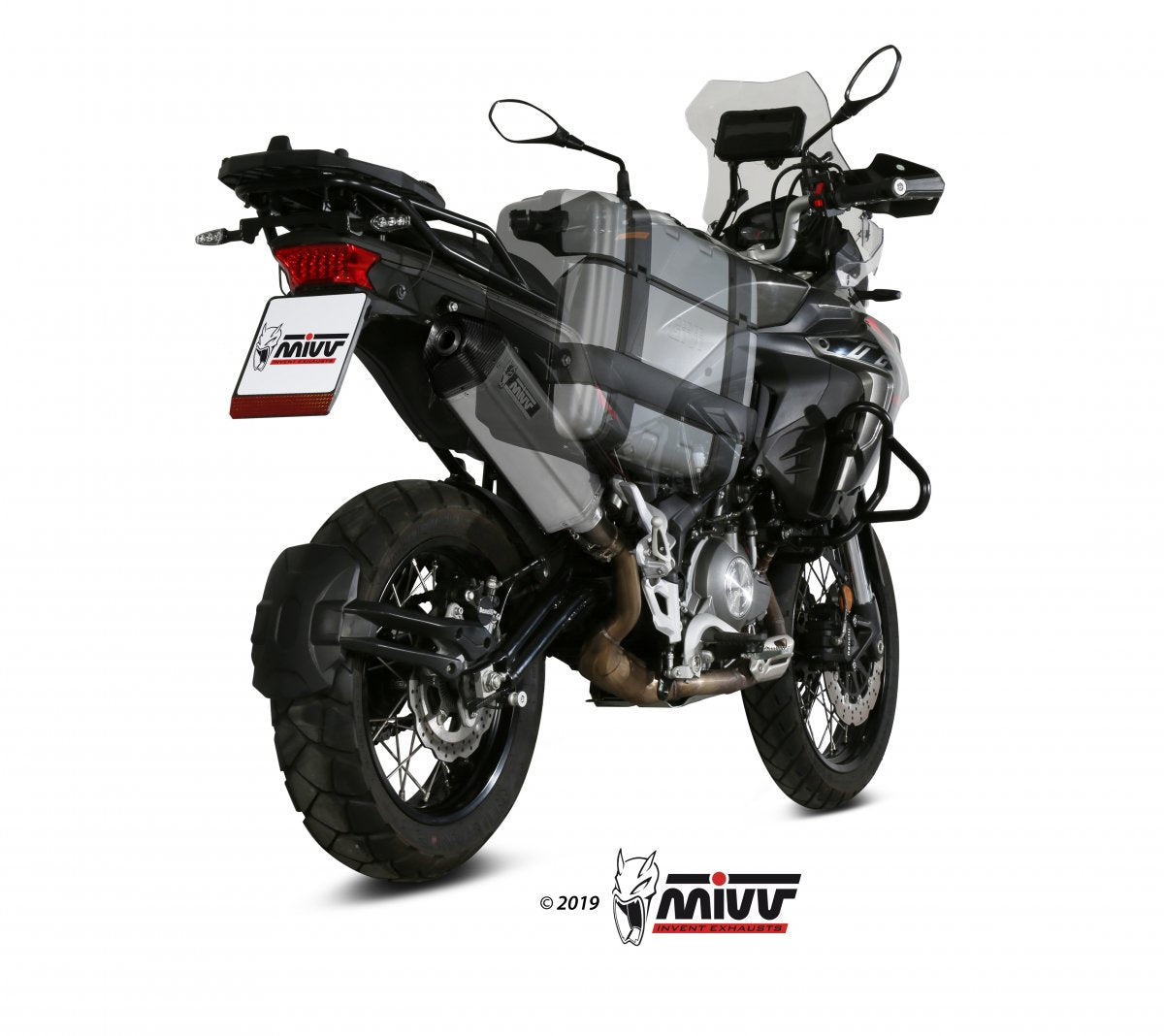 Escape homologado Mivv Speed Edge en Acero inox. para Benelli TRK 502 X 18-25