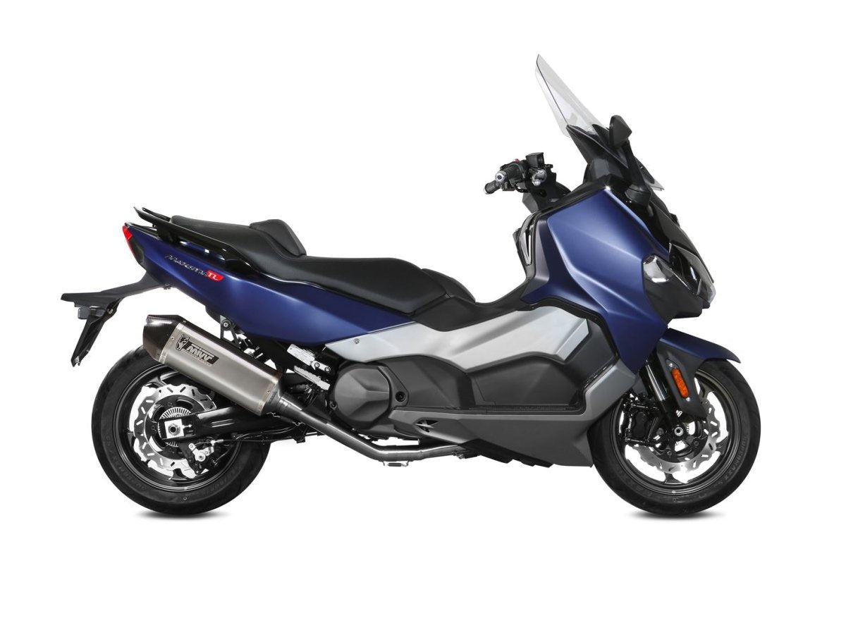 Escape completo homologado Mivv Speed Edge en Acero inox. para SYM Maxsym TL 500 19-20