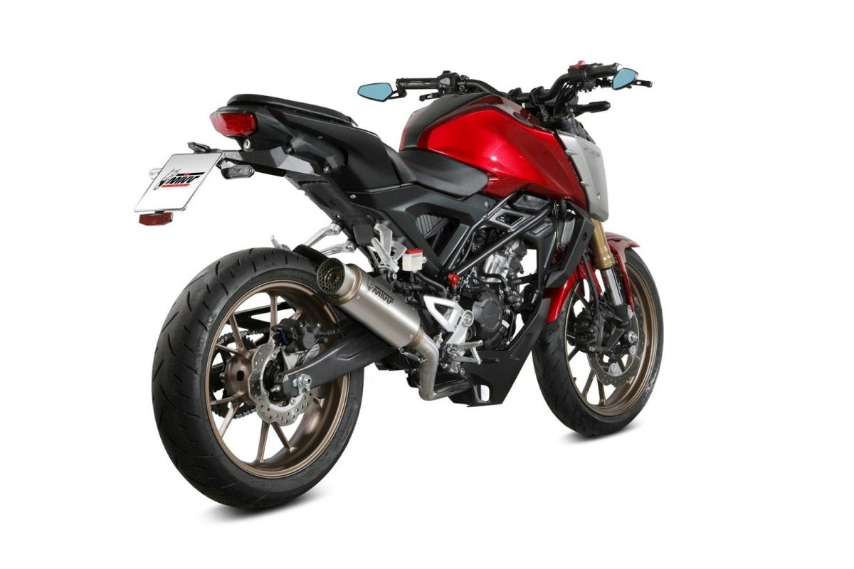 Escape completo homologado Mivv GP PRO en Titanio para Honda CB 125 R Neo Sports Café 21-24
