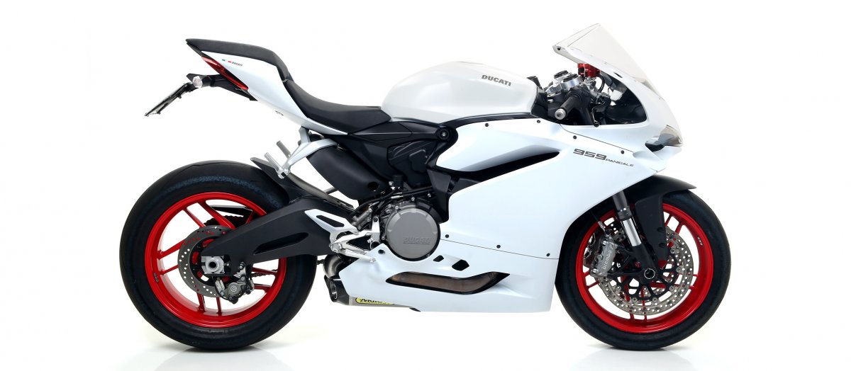 Escape ARROW Works no homologado en titanio para DUCATI 959 PANIGALE 16-19 - vista 1