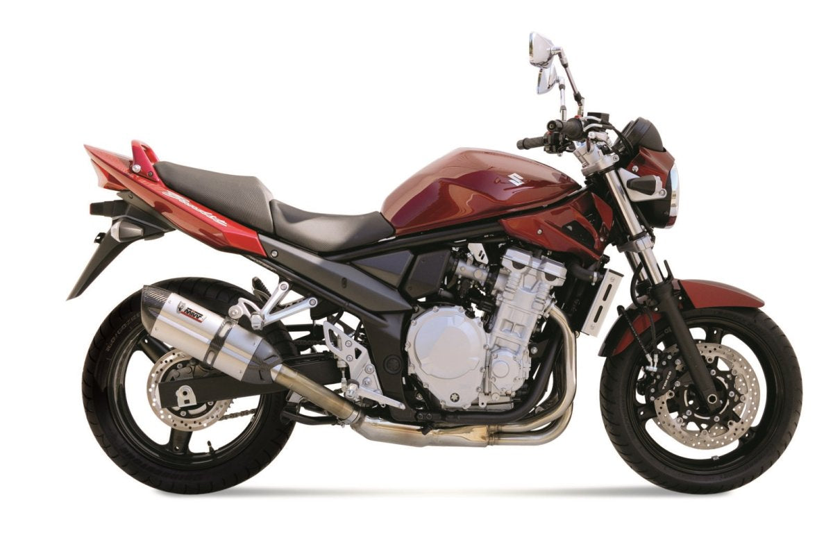 Escape homologado Mivv Suono en Acero inox. para Suzuki GSF 650 Bandit 07-15 | GSX 650 F 08-15