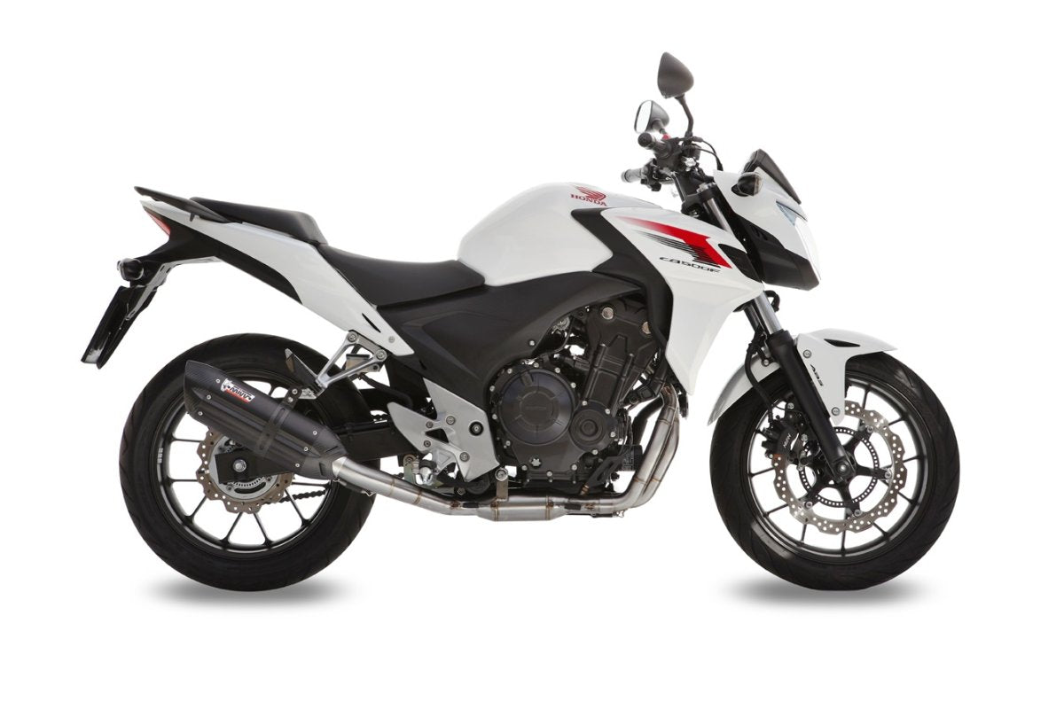 Escape homologado Mivv Suono en Acero negro para Honda CBR 500 R 13-15 | CB 500 F 13-15 | CB 500 X 13-15