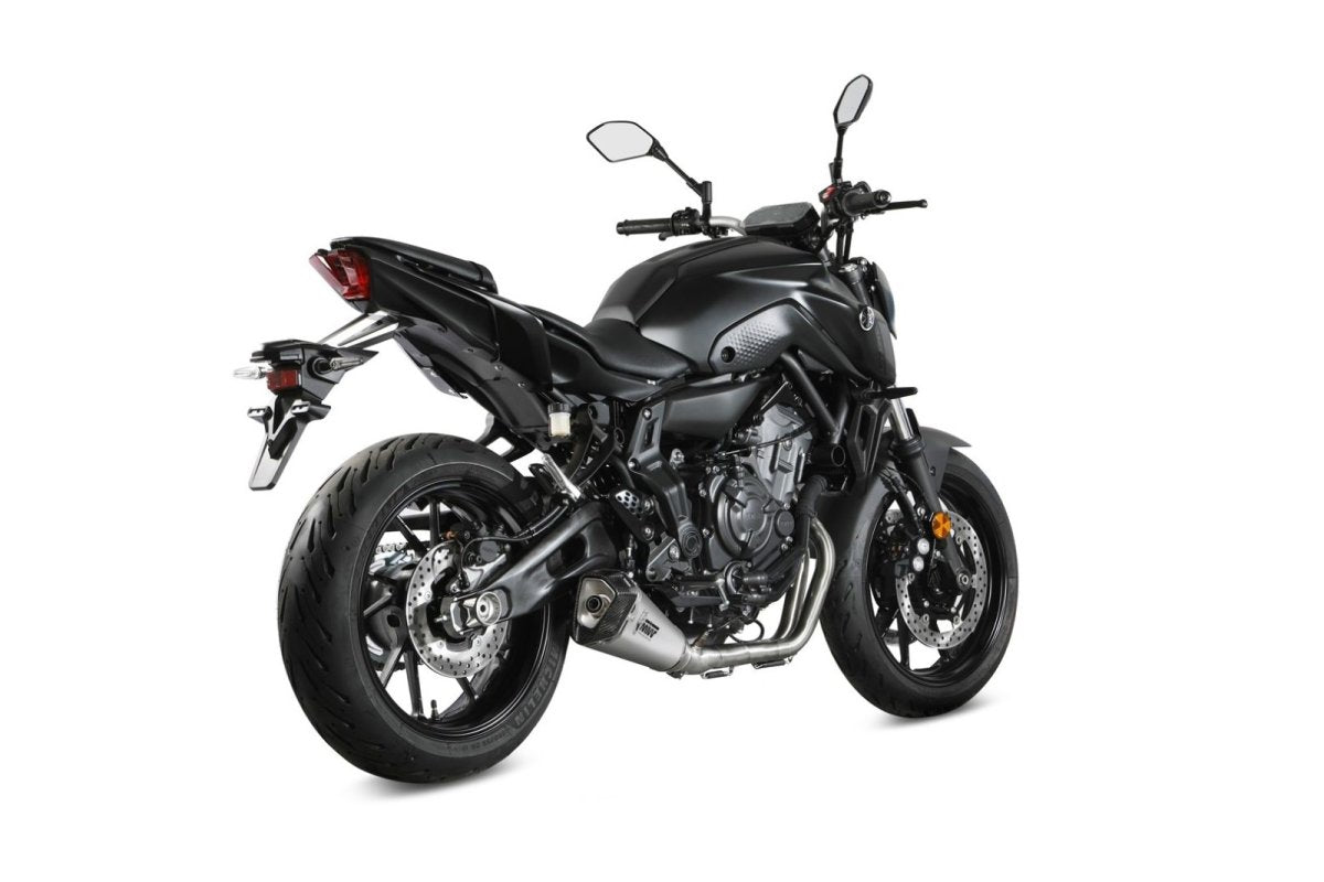 Escape completo homologado Mivv Delta Race en Acero inox. para Yamaha MT 07 21-24