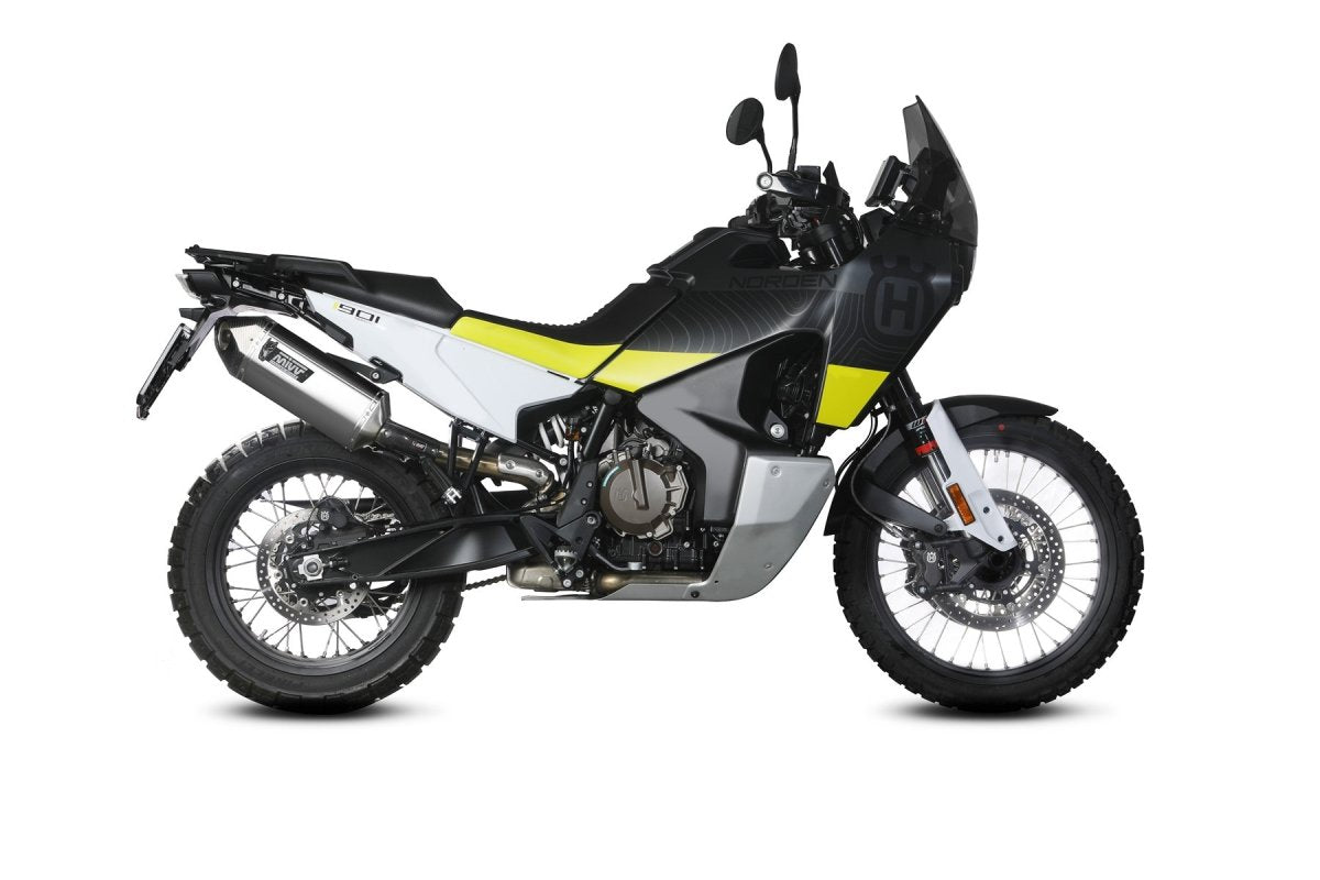 Escape homologado Mivv Speed Edge en Acero inox. para Husqvarna Norden 901 22-26