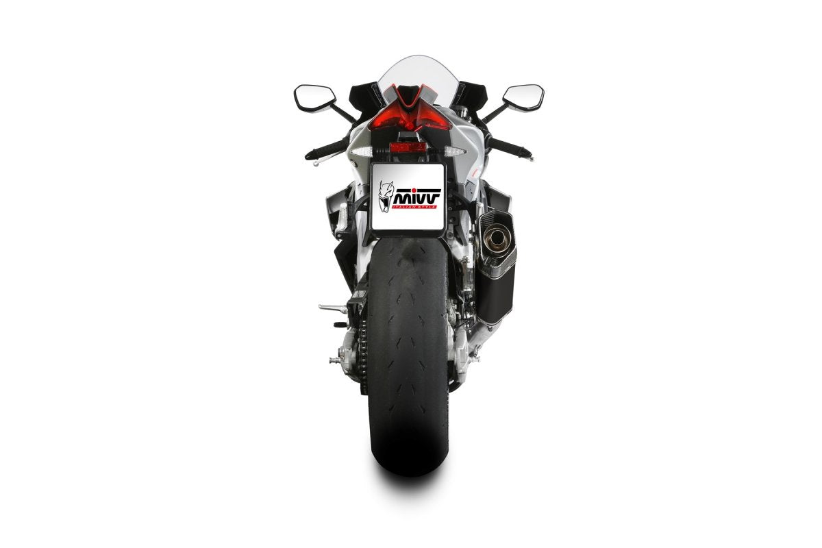 Escape no homologado Mivv SR-1 en Titanio para Aprilia