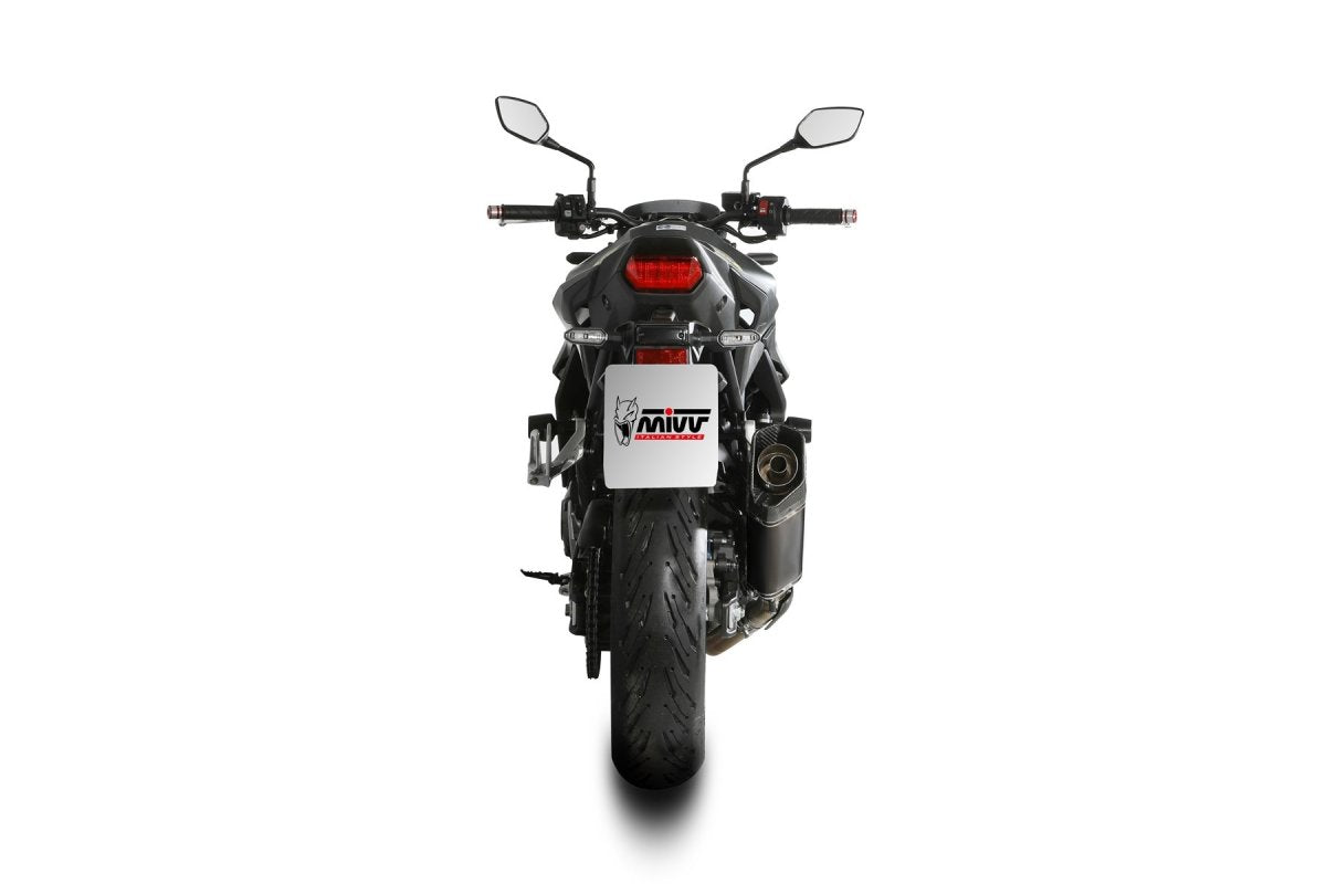 Escape homologado Mivv SR-1 en Acero negro para HONDA CB 750 HORNET 23-26
