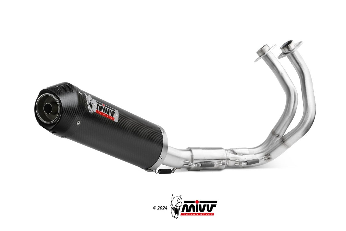 Escape completo homologado Mivv OVAL en Carbono para Kawasaki Ninja 650 24-26 | Z 650 24-26