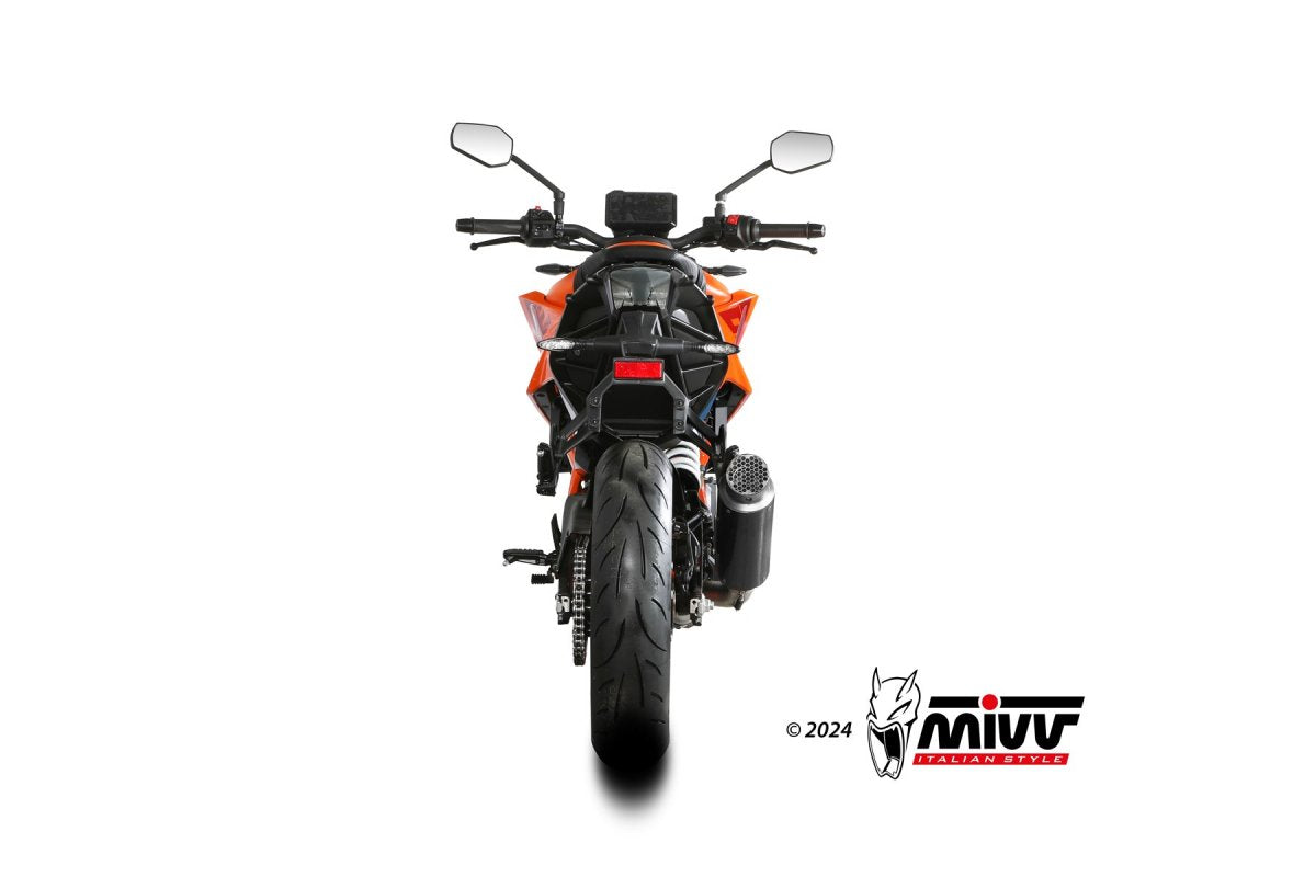 Escape homologado Mivv GP PRO en Carbono para KTM Duke 390 24-26 | Duke 125 24-26
