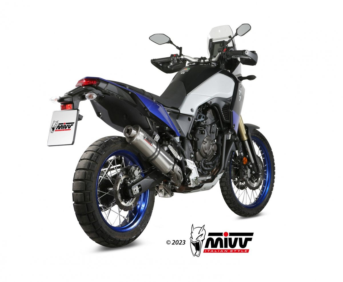 Escape Mivv OVAL Titanio Yamaha Tenere 700 - vista 3