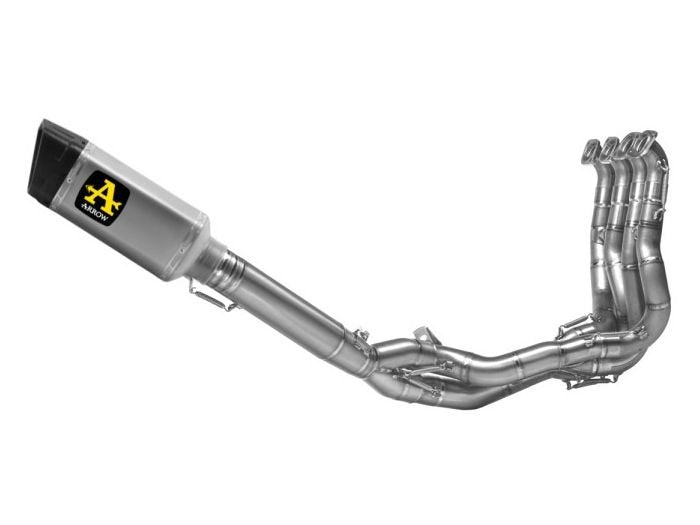 Escape completo ARROW Pista no homologado en titanio con colectores en titanio para KAWASAKI ZX-10 R / RR 2026 / 21-24 - vista 1