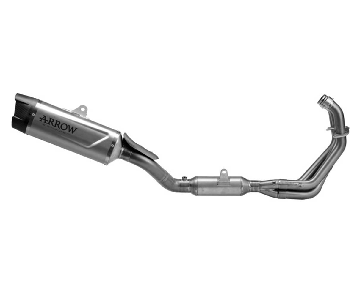 Escape completo ARROW Indy Race no homologado en titanio con colectores en acero inoxidable para YAMAHA MT 09 24-26 - vista 1