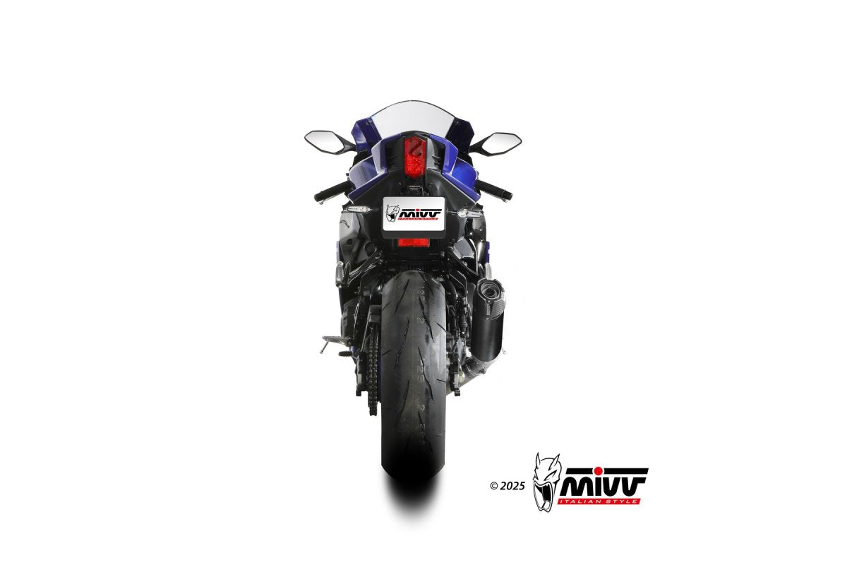 Escape completo homologado Mivv AK-1 en Carbono para Yamaha MT 09 24-26 | YZF R9 25-26