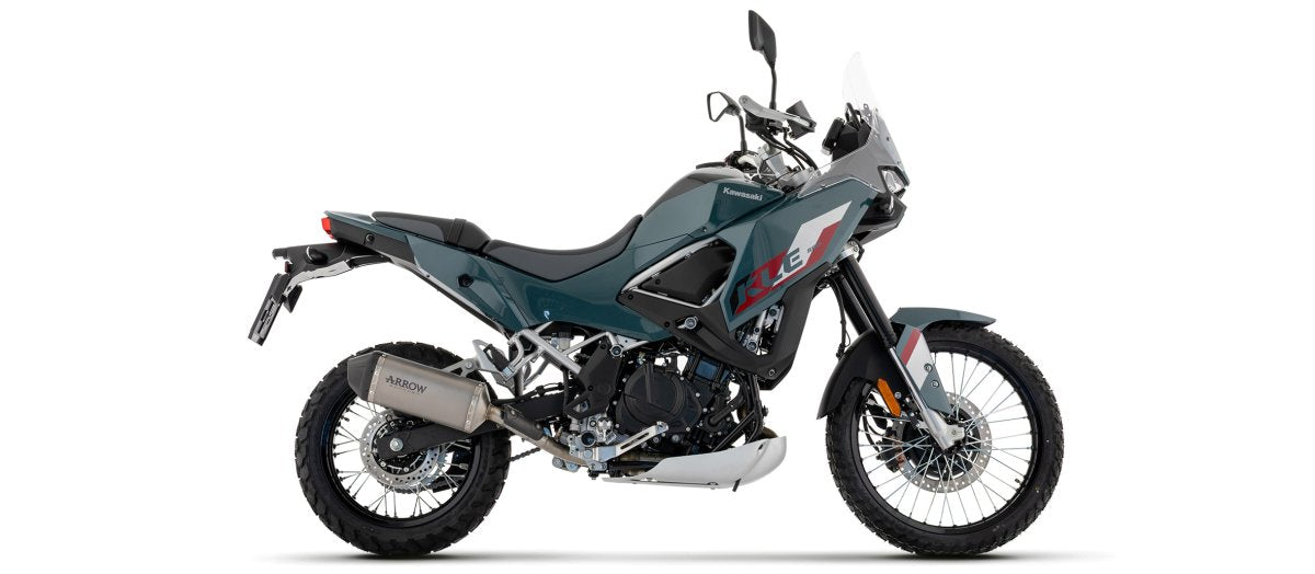 Escape ARROW Explorer homologado en titanio para KAWASAKI KLE 500 2026 - vista 4