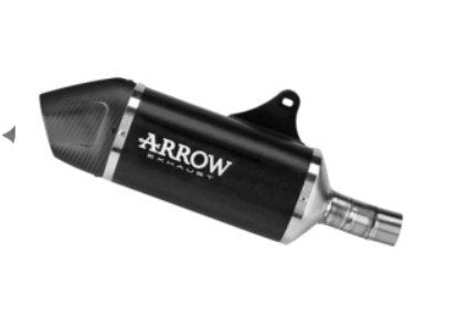 Escape ARROW Indy Race homologado en aluminio negro para MOTO MORINI ALLTHRIKE 450 25-26 - vista 1