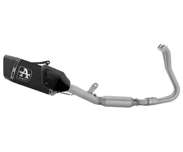 Escape completo ARROW Pista homologado en aluminio negro con colectores en acero inoxidable para YAMAHA YZF R7 2026 - vista 1