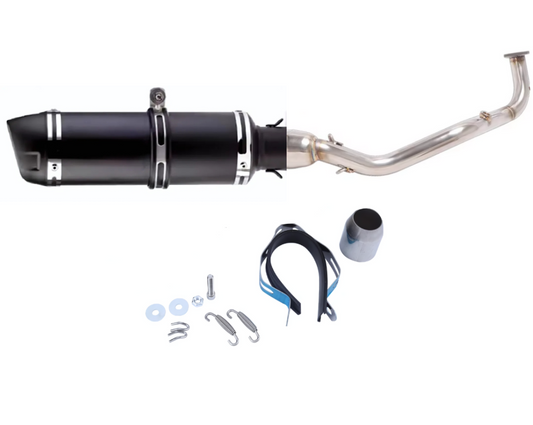 Línea Completa Artesanal Yamaha Xmax/Nmax 125 (2021-2025) Acero Inoxidable