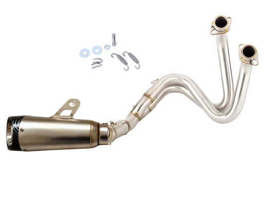 Línea Completa Artesanal Kawasaki Ninja 650/Z650/Versys 650 (2017-2023) Acero Inoxidable