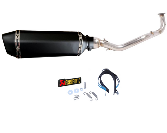 Línea Completa Artesanal Yamaha Xmax/Nmax 125 (2021-2025) Acero Inoxidable