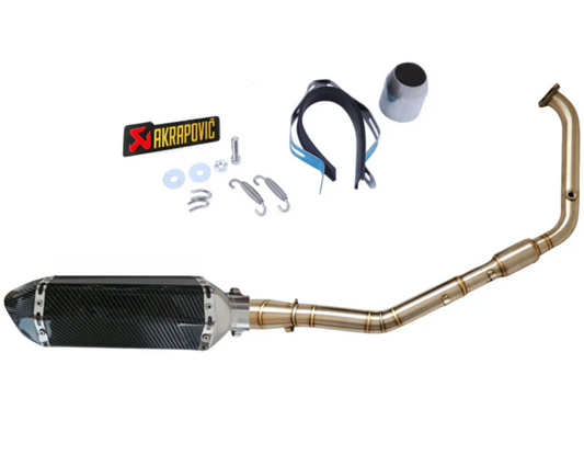 Línea Completa Artesanal Yamaha MT-125/R125/XSR125 (2019-2025) Acero Inoxidable