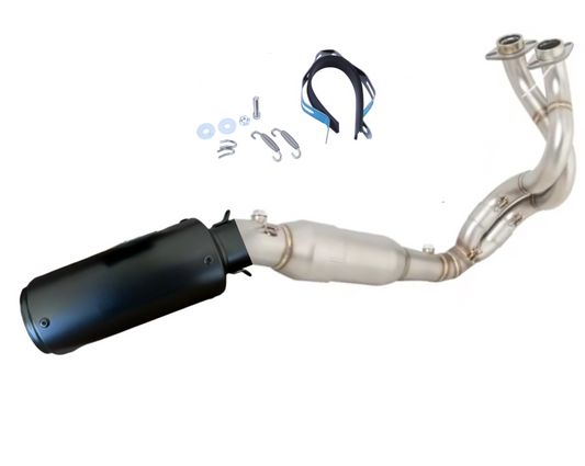 Línea Completa Artesanal Kawasaki Ninja 650/Z650/Versys 650 (2023-2025) Acero Inoxidable