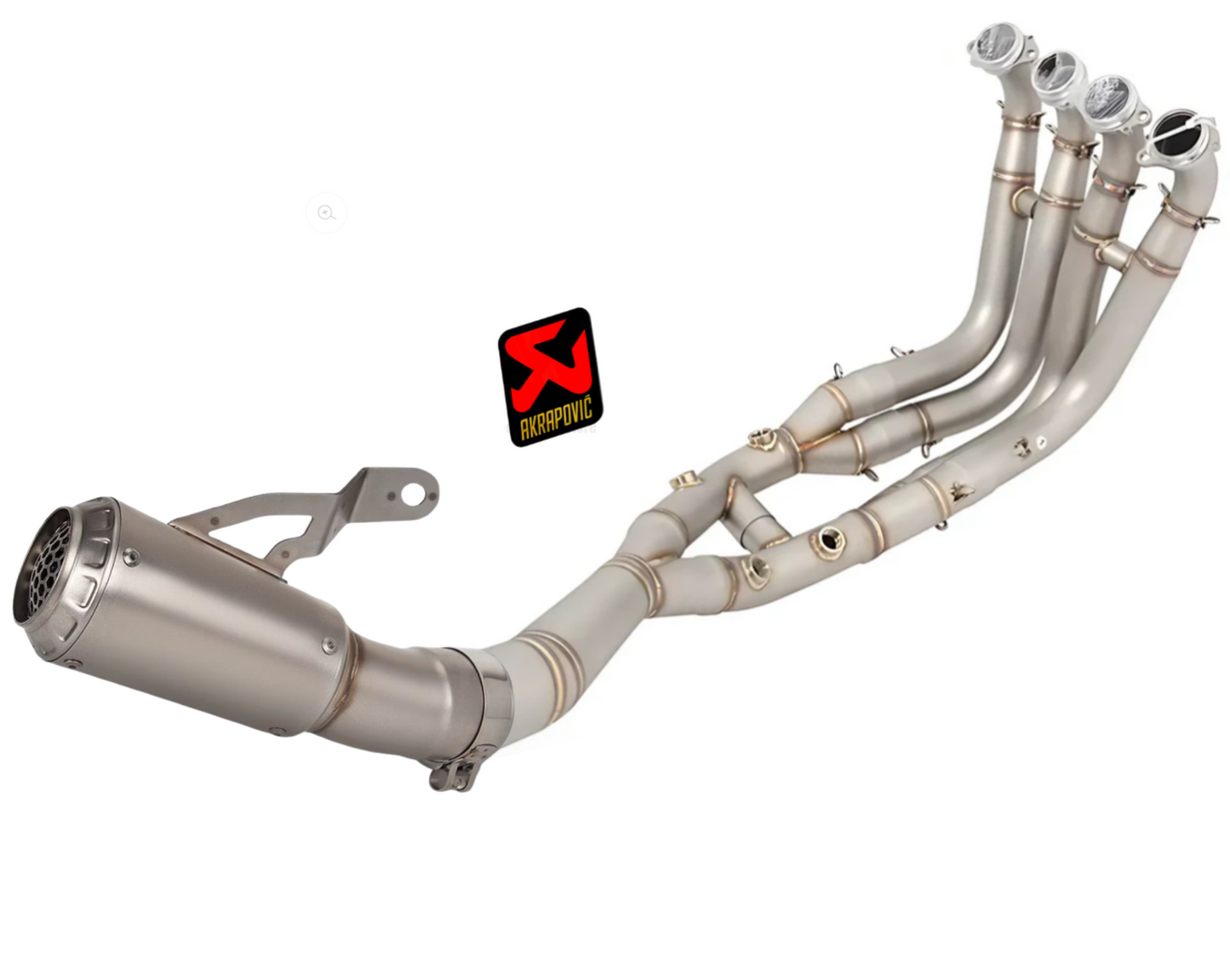 Linha completa de aço inoxidável BMW S1000RR/S1000R/M1000RR/M1000R (2019-2025) artesanal