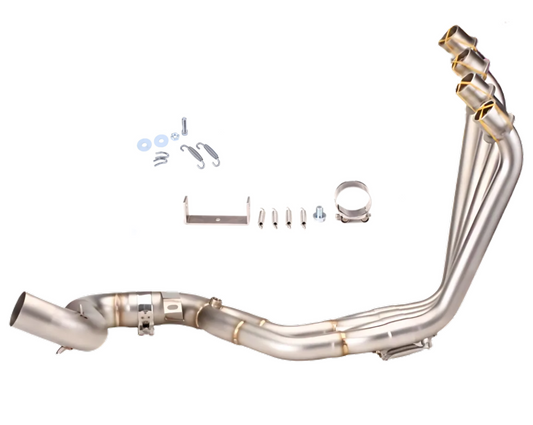 Coletores de aço inoxidável artesanais para Honda CB 650R-CBR 650R (2019-2025)