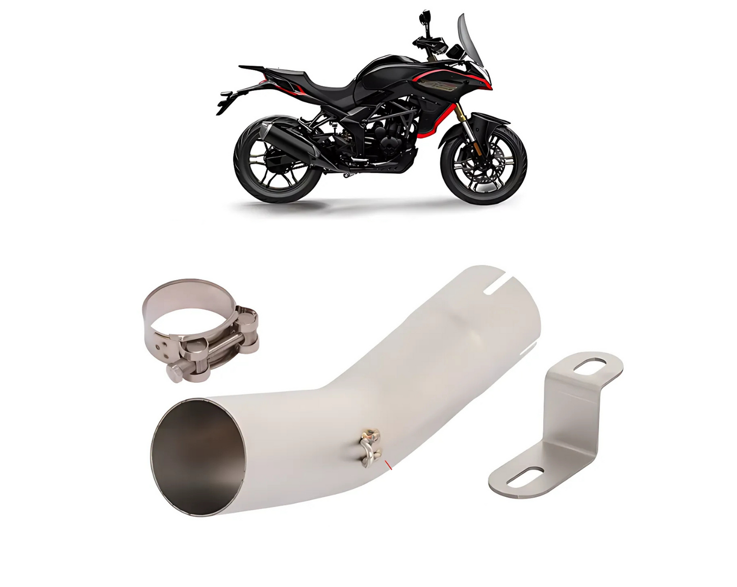 Semicolector Voge 300 DS (2020-2025) Acero Inoxidable
