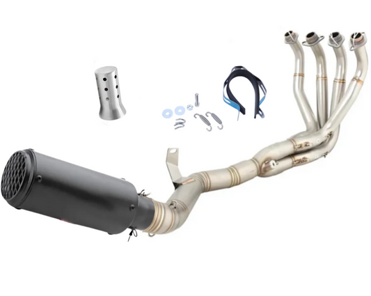 Línea Completa Artesanal Kawasaki Z900E A2 (2017-2025) Acero Inoxidable