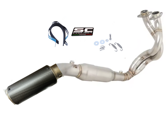 Línea Completa Artesanal Kawasaki Ninja 650/Z650/Versys 650 (2023-2025) Acero Inoxidable