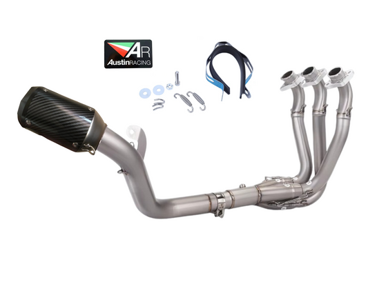 Linha completa artesanal Triumph Street Triple 765 (2023-2025) Aço inoxidável