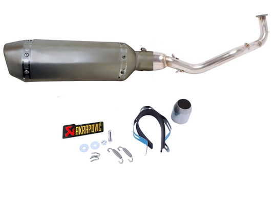 Línea Completa Artesanal Yamaha Xmax/Nmax 125 (2021-2025) Acero Inoxidable