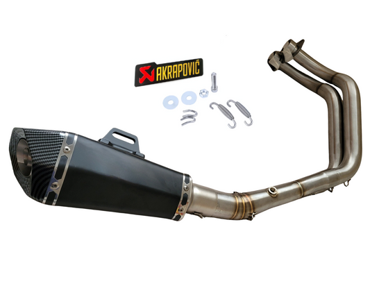 Línea Completa Artesanal Yamaha MT-07/R7/Tracer 7/XSR700 (2014-2025) Acero Inoxidable