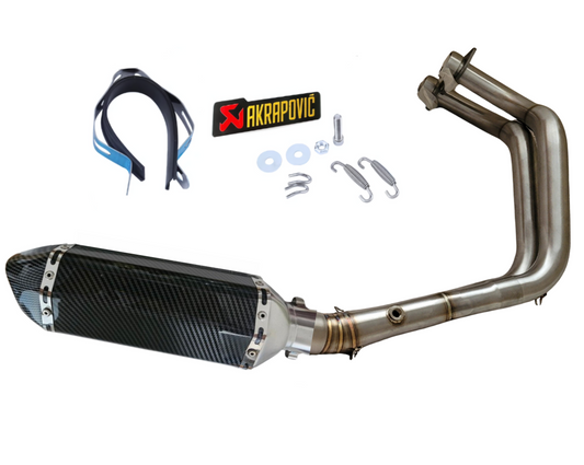 Línea Completa Artesanal Yamaha MT-07/R7/Tracer 7/XSR700 (2014-2025) Acero Inoxidable