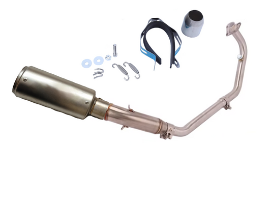 Línea Completa Artesanal Honda CB125R (2021-2025) Acero Inoxidable