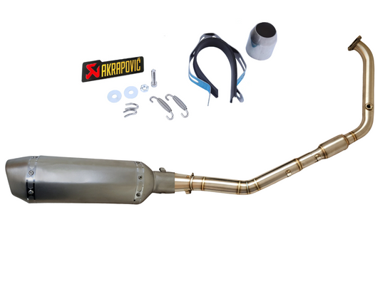 Línea Completa Artesanal Yamaha MT-125/R125/XSR125 (2019-2025) Acero Inoxidable