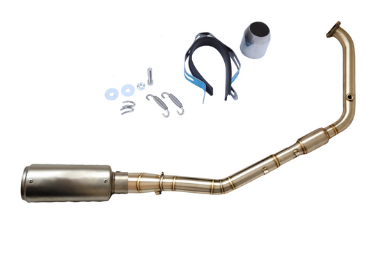 Línea Completa Artesanal Yamaha MT-125/ R125/ XSR125 (2019-2025) Acero Inoxidable