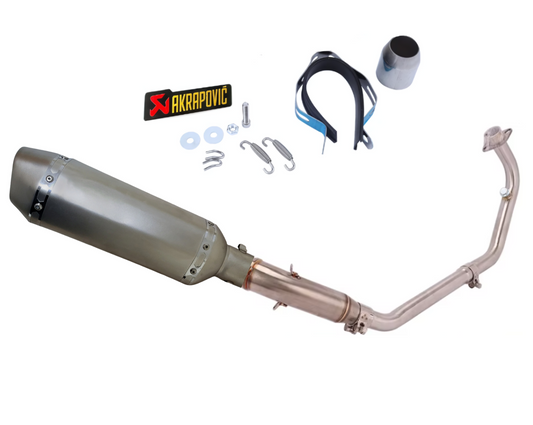Línea Completa Artesanal Honda CB125R (2021-2025) Acero Inoxidable